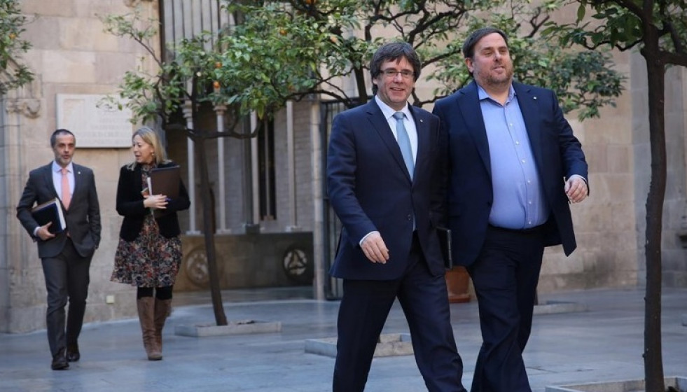 Carles Puigdemont Oriol Junqueras