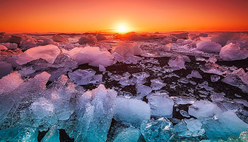 Islandia hielo