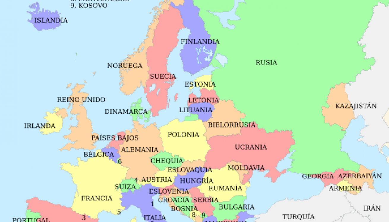 Mapa de europa