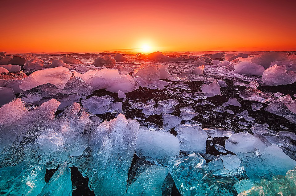 Islandia hielo