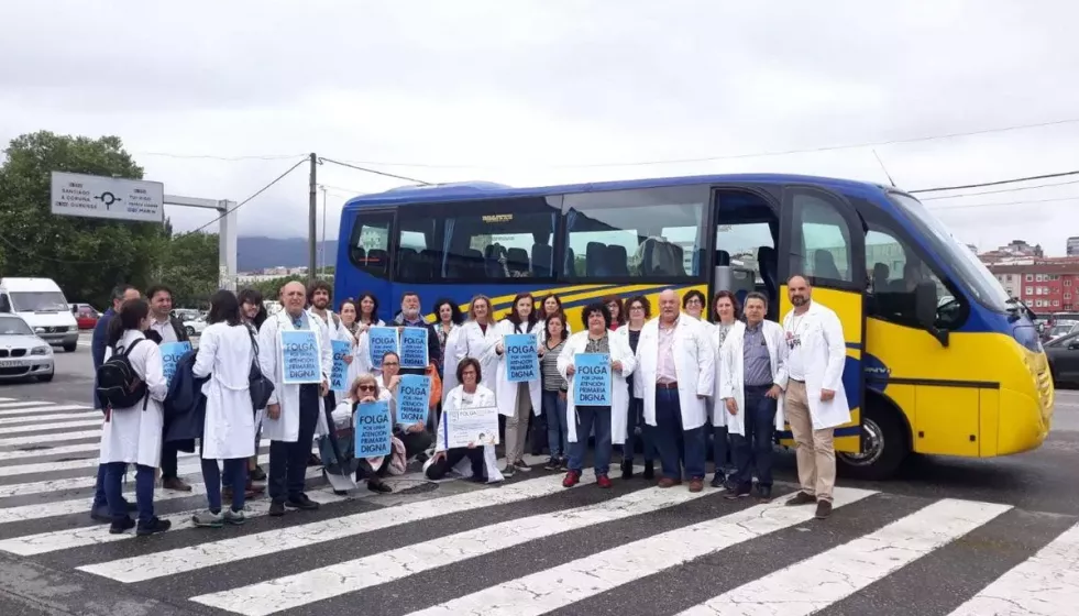 Una pasada huelga de médicos